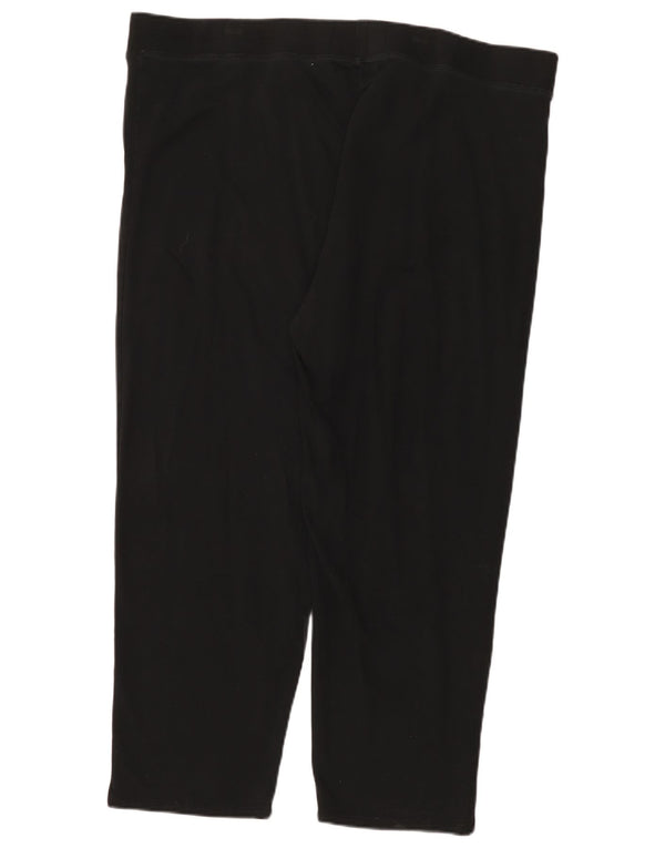 Legginsy damskie Zara UK 24 4XL, czarne, bawełniane
