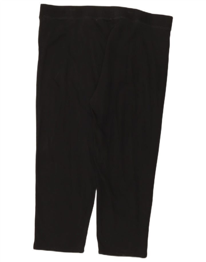 Legginsy damskie Zara UK 24 4XL, czarne, bawełniane