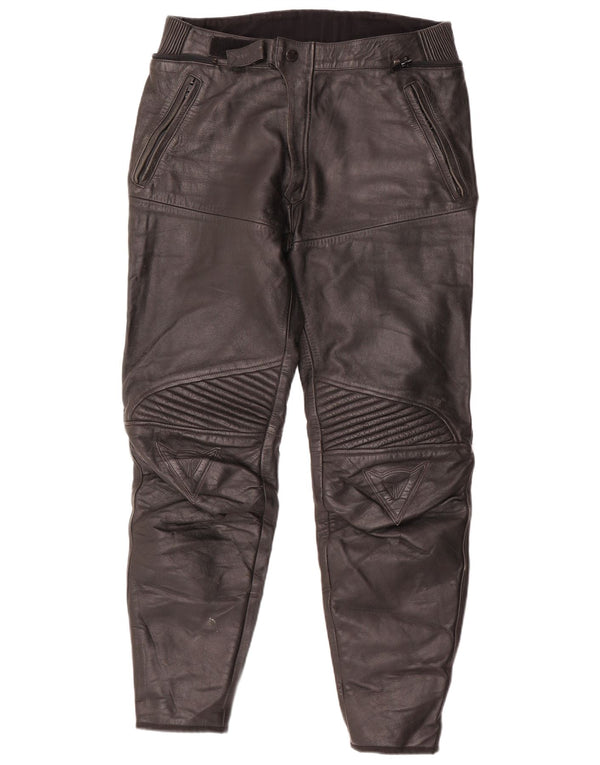 Męskie skórzane spodnie motocyklowe Dainese EU 54 Large W32 L30 Black