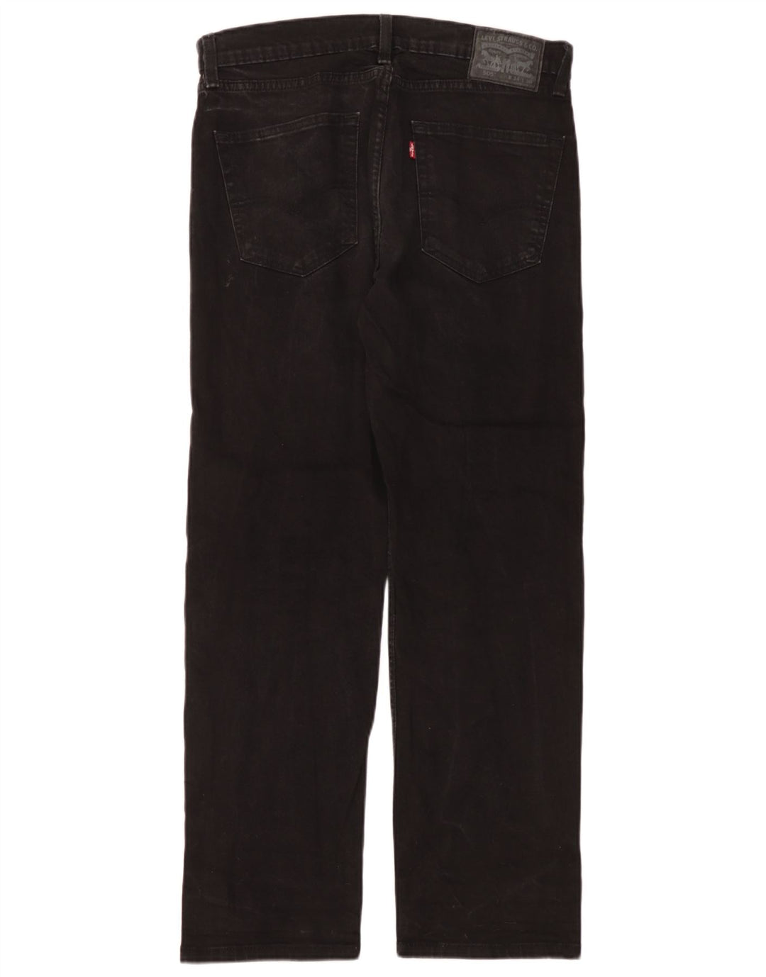 Męskie jeansy Levi's 505 Straight W34 L30 Czarna bawełna
