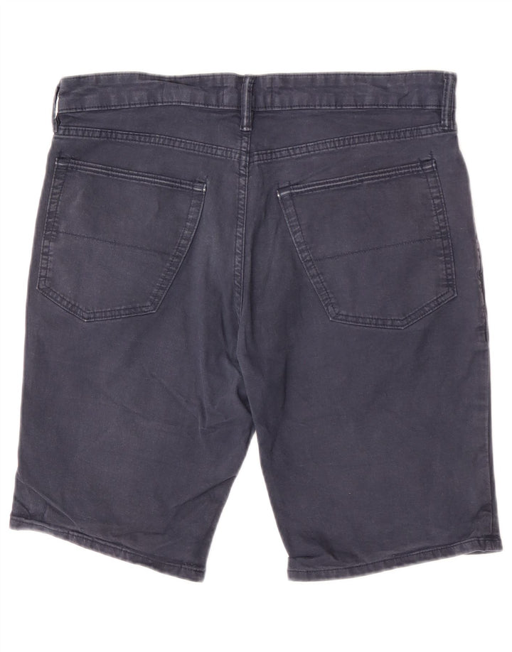 Męskie spodenki codzienne Marks & Spencer W34, duże, granatowe, bawełniane