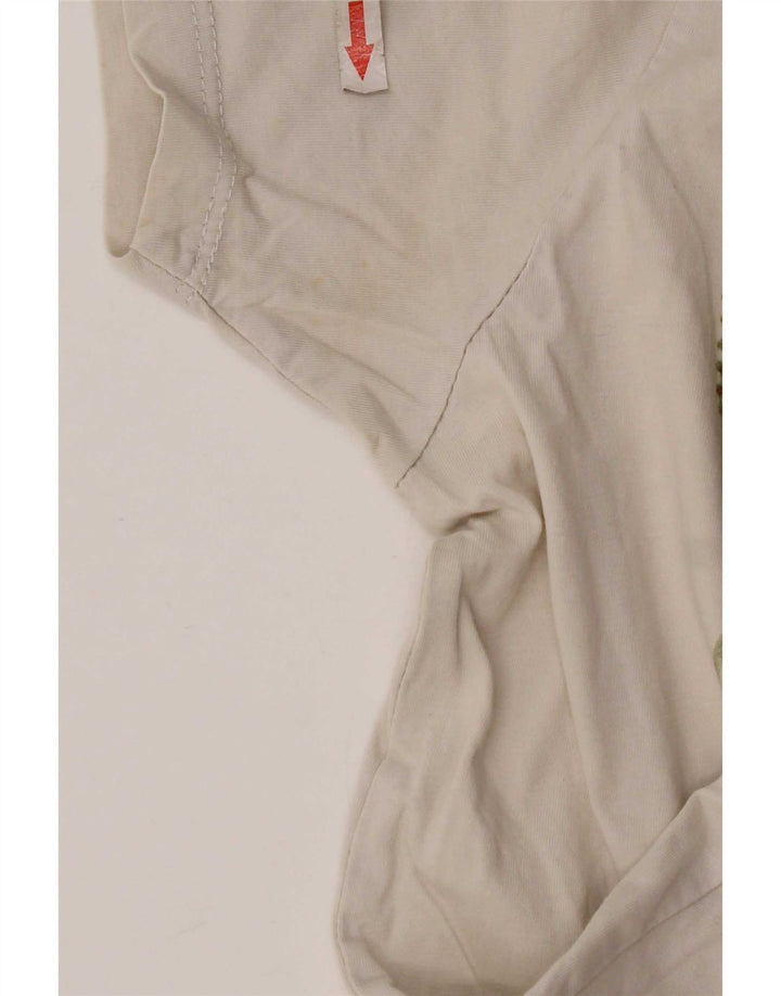 Męski T-shirt z grafiką Jack & Jones, duży, biały, bawełniany