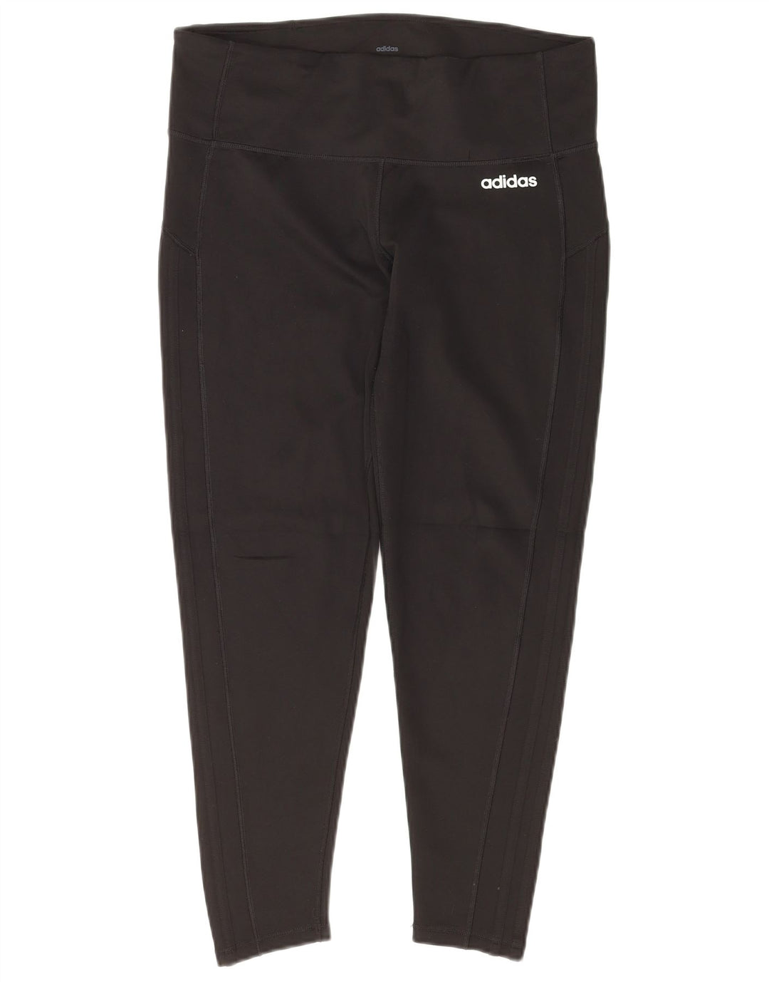 Damskie legginsy ADIDAS Climalite Crop UK 16/18, duży czarny poliester