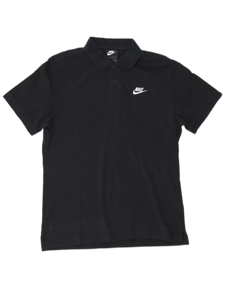 Męska koszulka polo Nike, średnia czarna, bawełniana