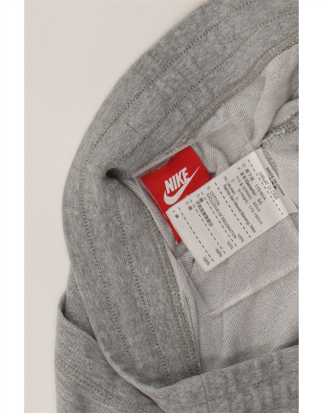 Chłopięce spodnie dresowe Nike, 13-14 lat, duże, szare, bawełniane