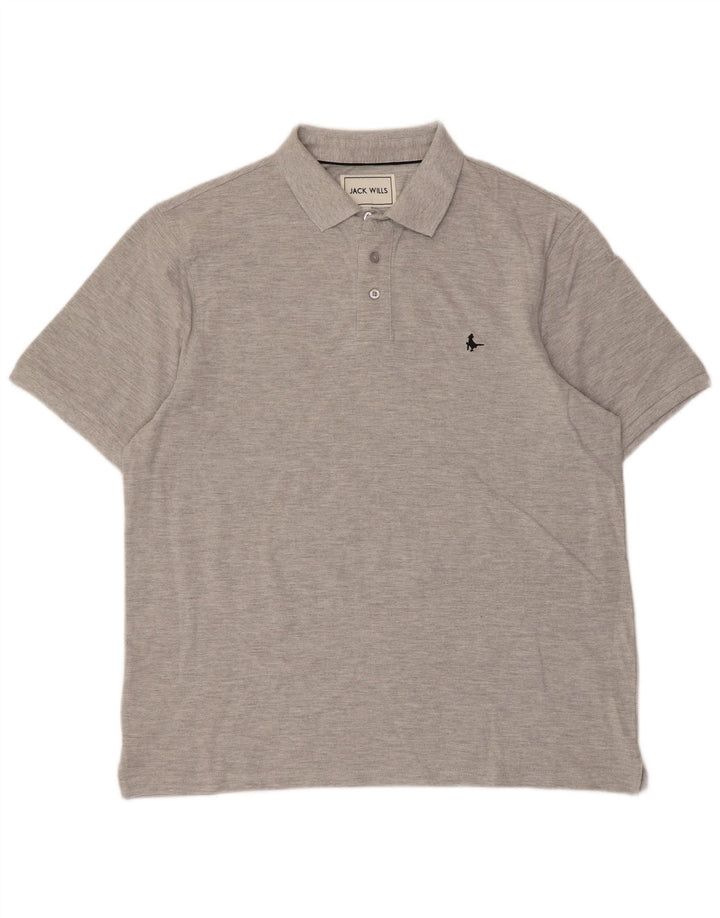 Męska koszulka polo Jack Wills XL, szara, bawełniana
