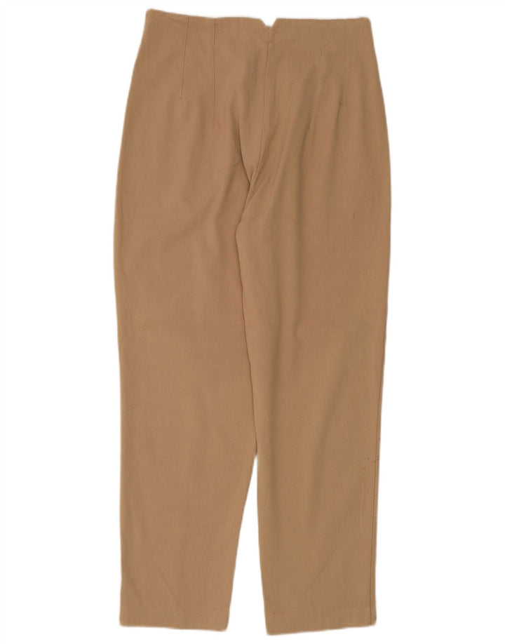 Zwężane spodnie garniturowe damskie Zara, średnie W28 L26, beżowe