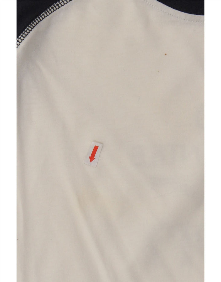 ARENA Mens Graphic T-Shirt Top Medium White Colourblock Vintage Arena and Second-Hand Arena from Messina Hembry 