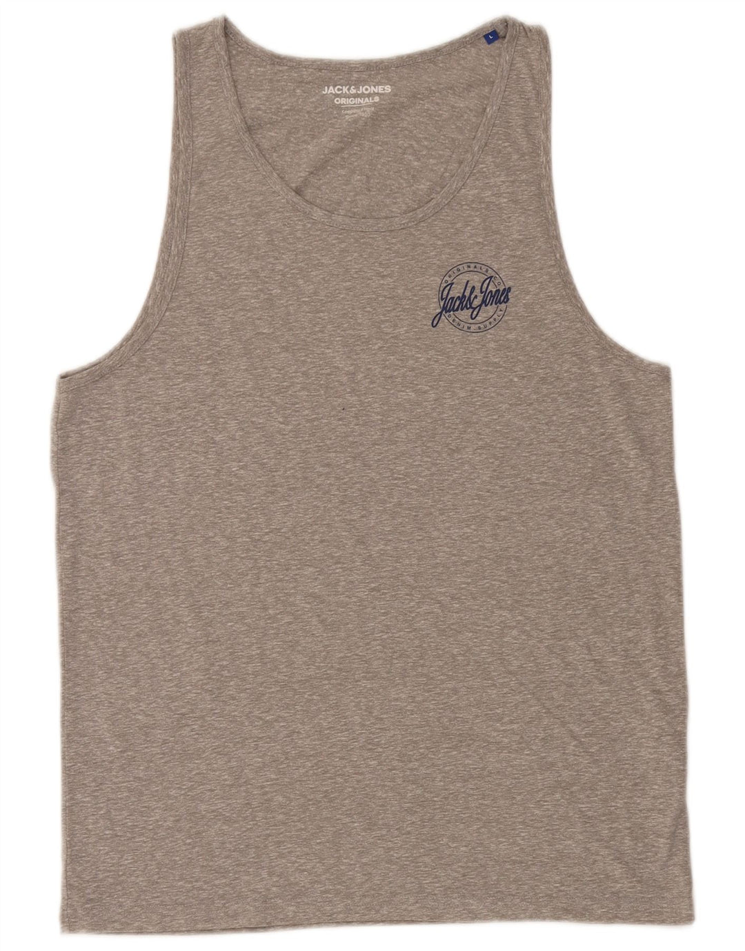 T-shirt męski Jack & Jones, duży, szary, nakrapiany poliester