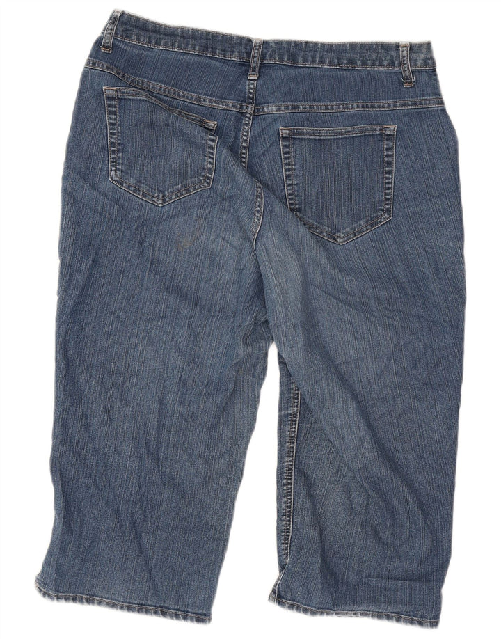 Damskie spodenki jeansowe LEE Riders W34, duże, niebieskie
