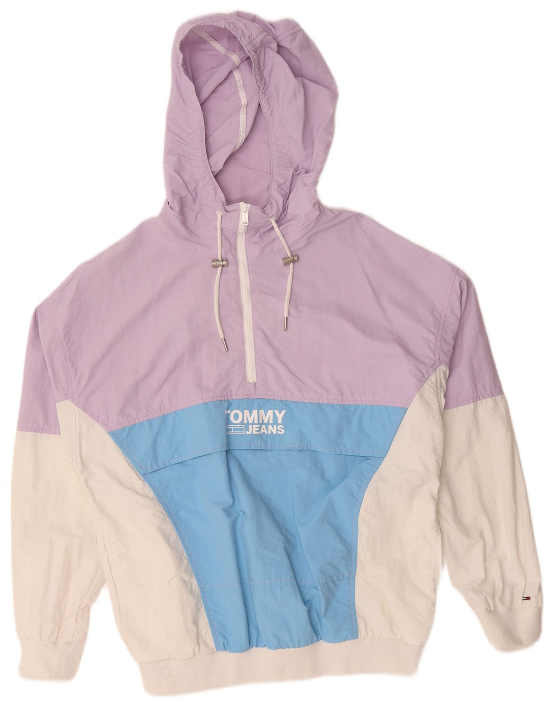Męska kurtka Anorak Tommy Hilfiger z grafiką UK 10, mała, wielokolorowa