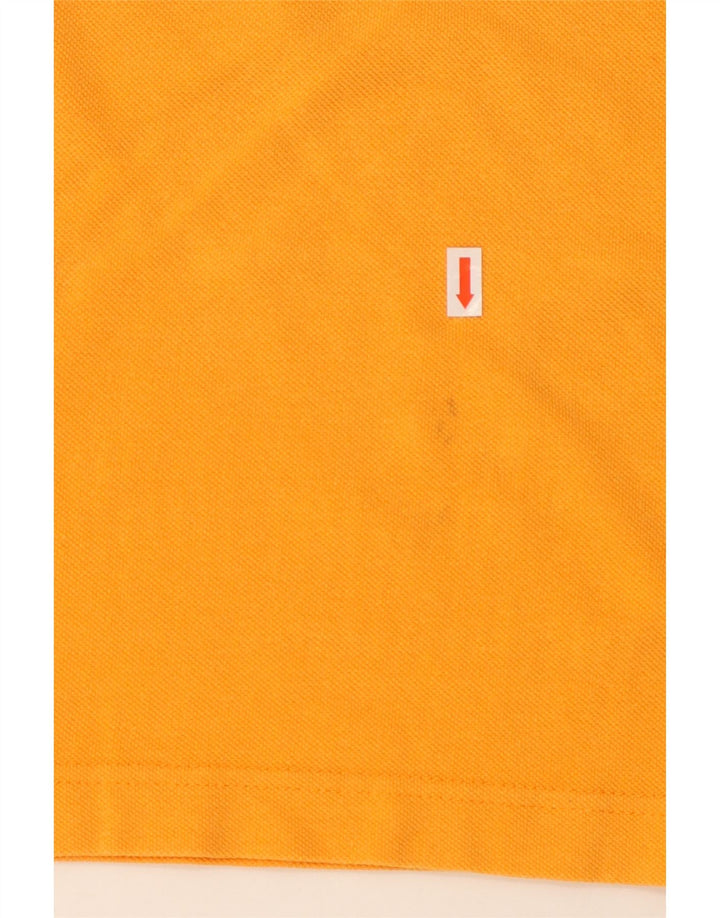 KAPPA Mens Polo Shirt XL Orange Cotton