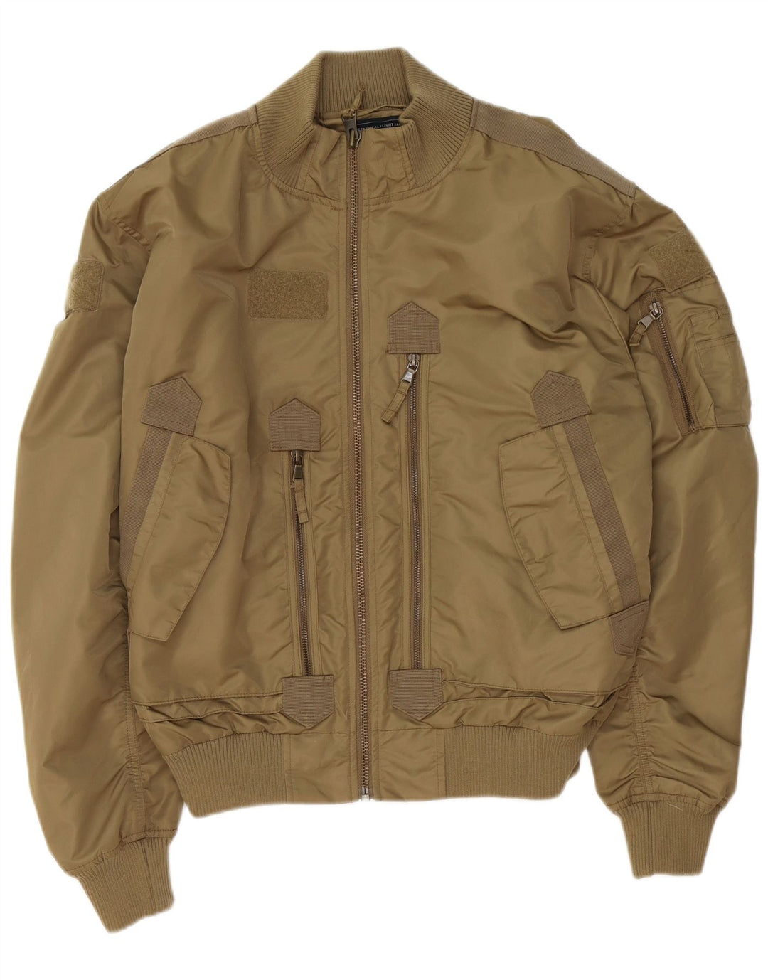 Męska kurtka lotnicza Mil-Tec Flight Aviator UK 42 XL, nylon khaki