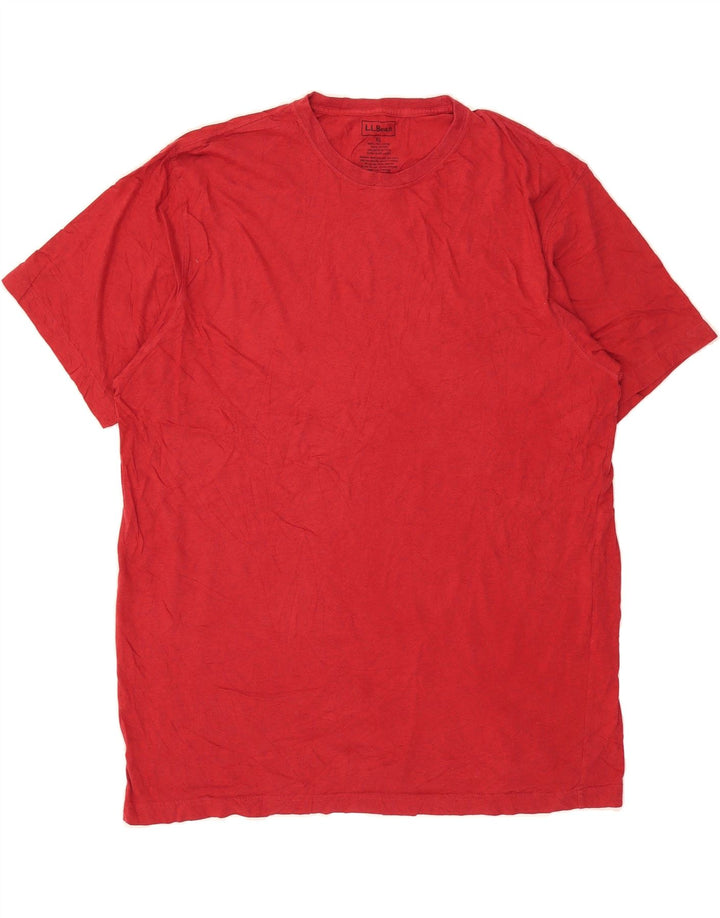 L.L.BEAN Mens T-Shirt Top XL Red Cotton Vintage L.L.Bean and Second-Hand L.L.Bean from Messina Hembry 
