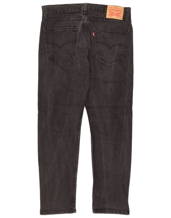 Męskie jeansy Levi's 502 Tapered W34 L29 Szara bawełna