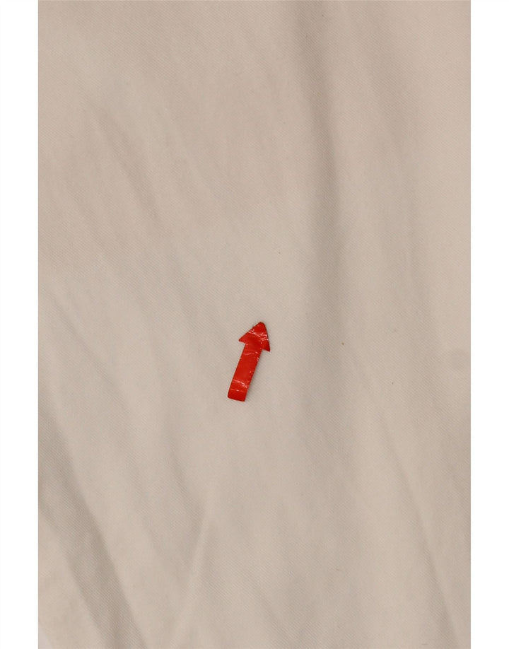 Damskie proste spodnie typu chino Cos, średnia biała bawełna