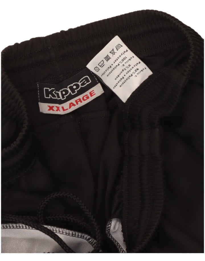 Męskie bermudy sportowe Kappa 2XL, czarny poliester