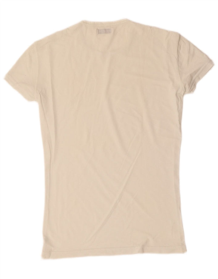 Koszulka damska EMPORIO ARMANI Top UK 10 Small White