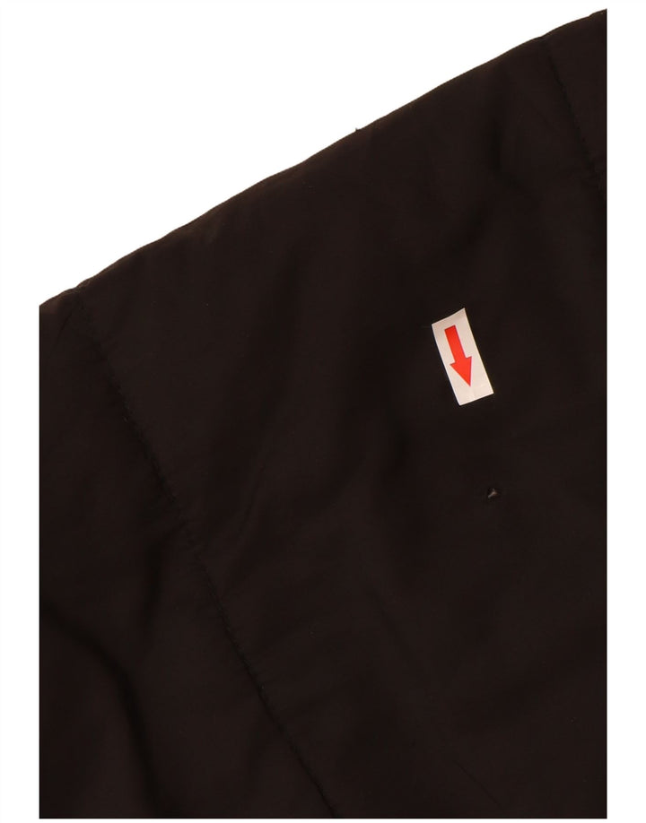 Damska, oversize'owa, wyściełana kurtka Zara UK 10, mała, czarna, poliestrowa