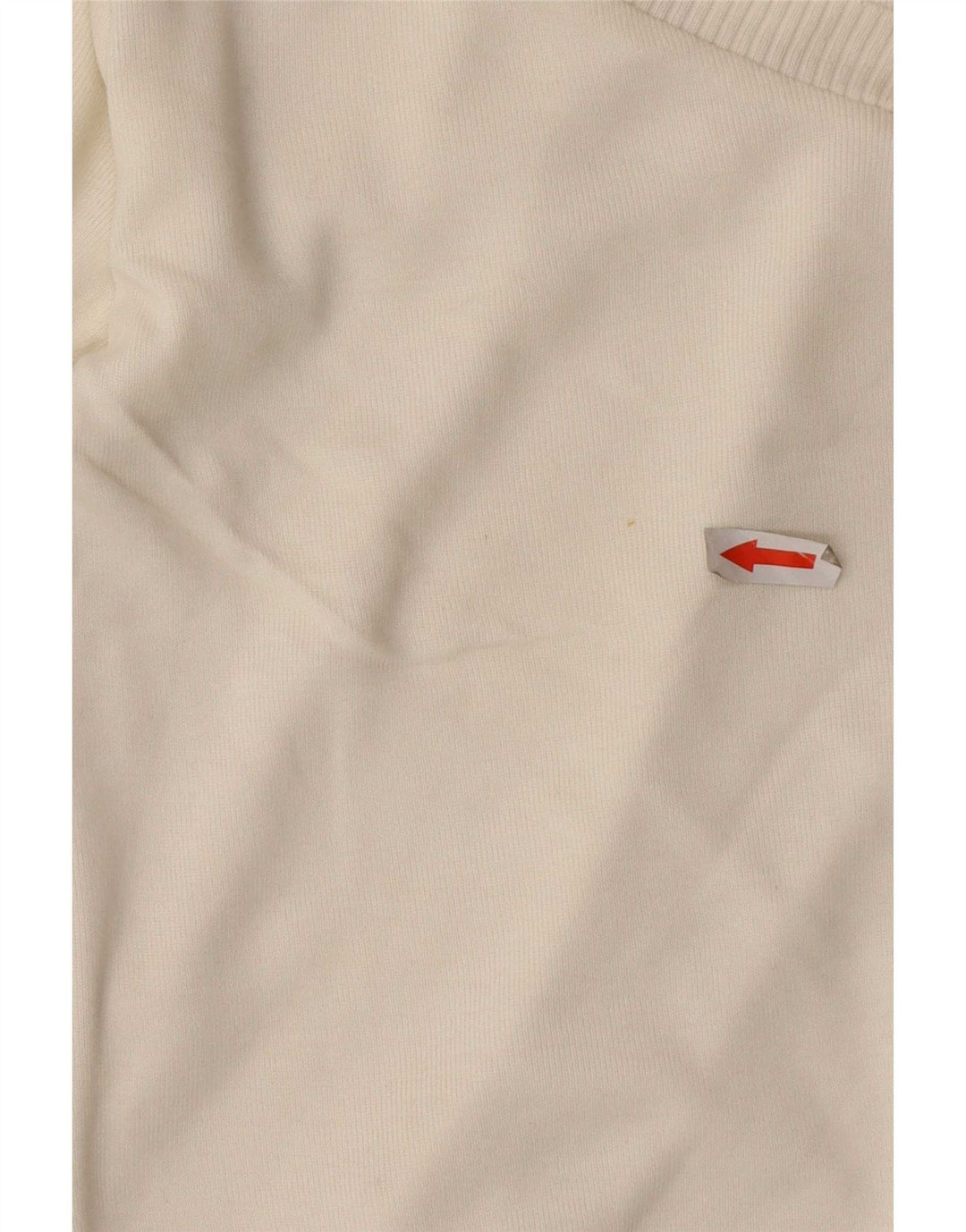 Damski sweter Massimo Dutti z dekoltem w kształcie litery V, UK 12, średni złamanej bieli