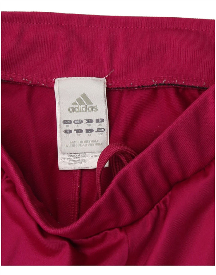 Damskie spodnie dresowe Adidas UK 10 Mały fioletowy poliester