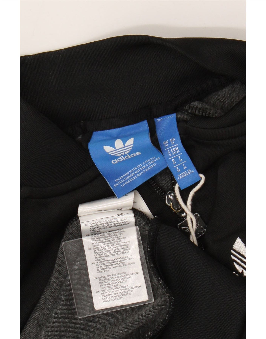 Damska bluza dresowa Adidas UK 14 Średni czarny poliester