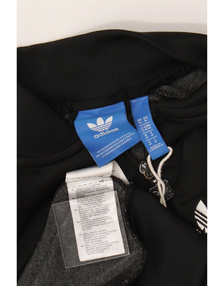 Damska bluza dresowa Adidas UK 14 Średni czarny poliester