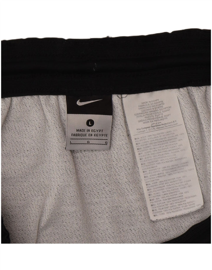 Męskie spodenki sportowe NIKE, duże, czarne, z poliestru