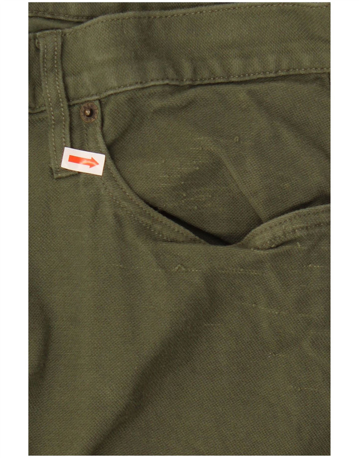 Męskie spodnie codzienne J. Crew Flex Slim Fit W33 L32, bawełna khaki