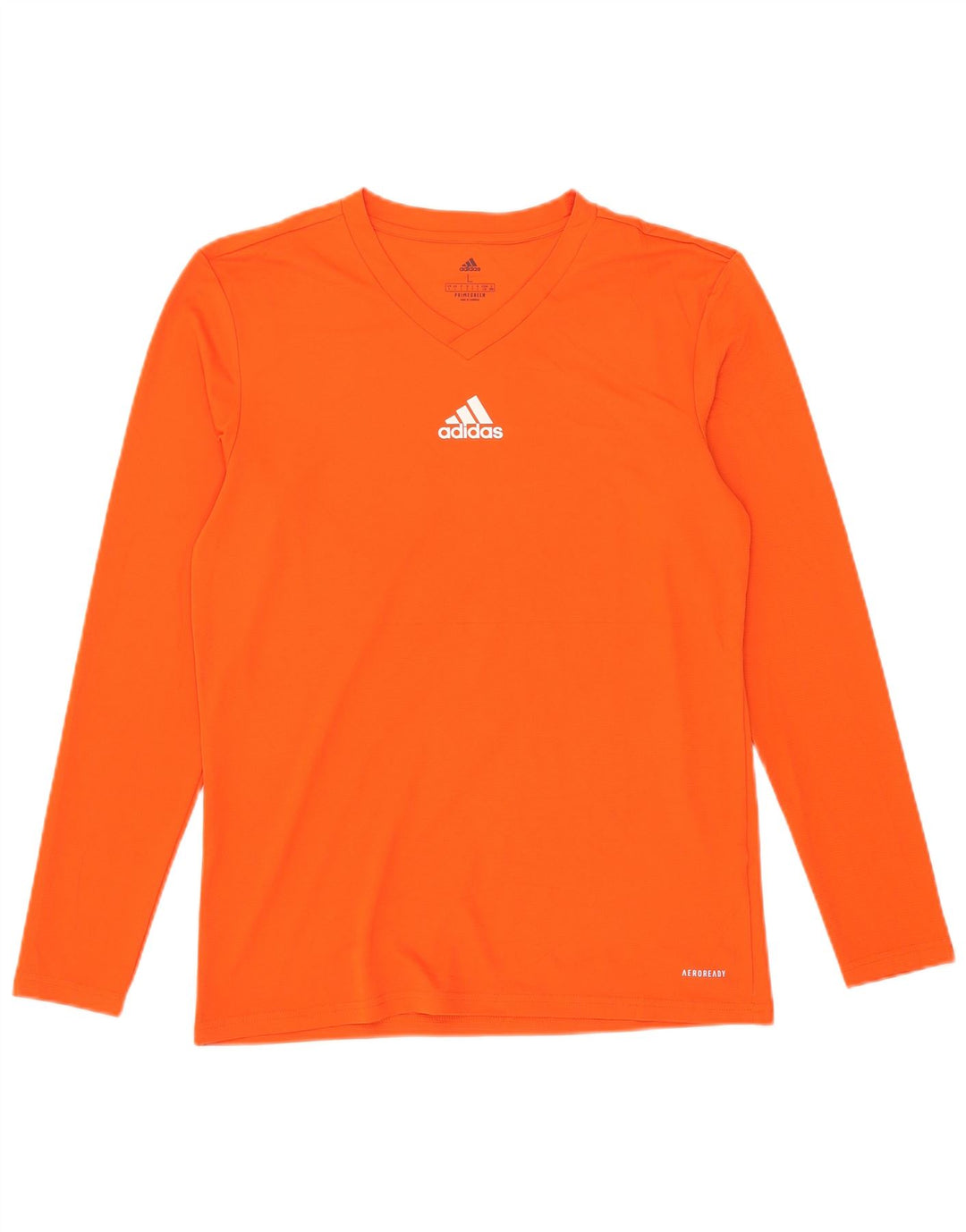 Adidas Męskie Aeroready Top z długim rękawem, duże, pomarańczowe