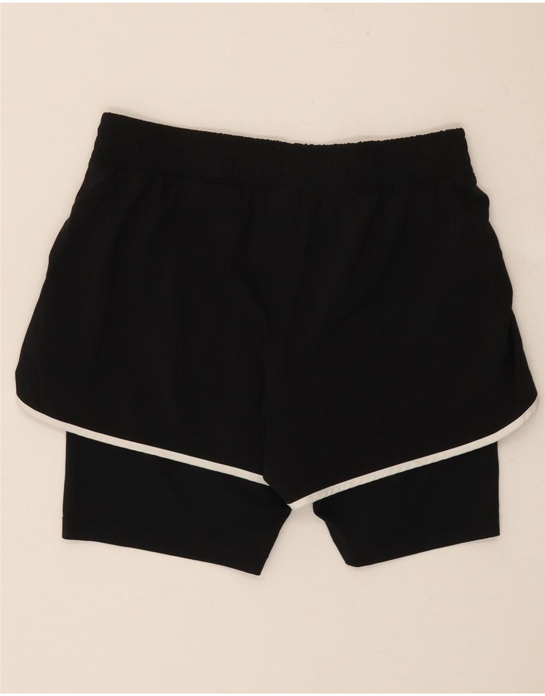 Damskie spodenki sportowe New Balance UK 8, małe, czarne, poliestrowe