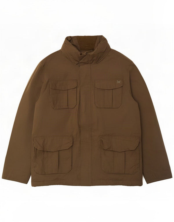 Crew Clothing Męska kurtka użytkowa UK 46 3XL Khaki Poliester