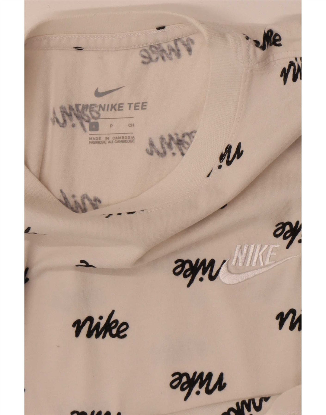 Męski T-shirt Nike z grafiką, mały, biały