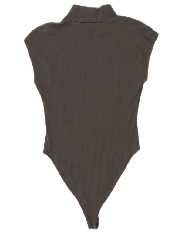 Damskie body bez rękawów Zara UK 12, średnioszare, bawełniane