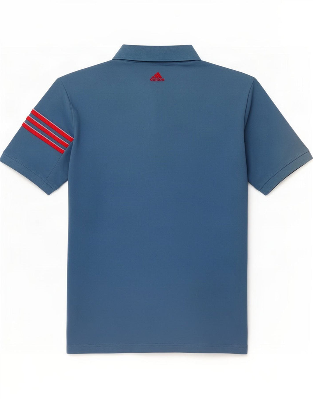 Męska koszulka polo Adidas Climacool, średni niebieski poliester