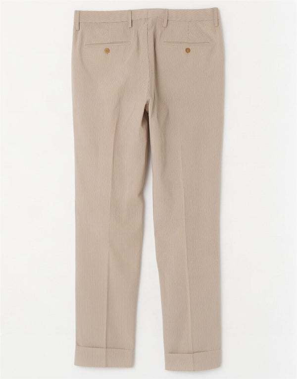 Spodnie Chino Męskie Hugo Boss EU 46 Small W32 L30 Beżowe Prążki