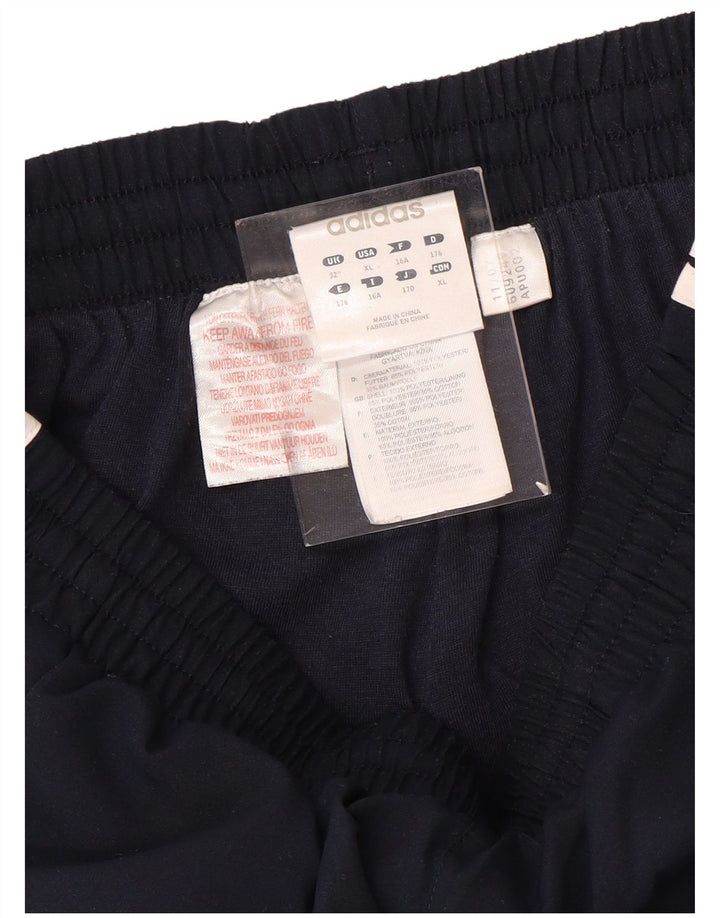 Chłopięce spodnie dresowe ADIDAS 15-16 lat Granatowy poliester