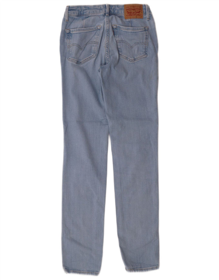 LEVI'S Womens 712 Slim Jeans W25 L29 Blue Cotton
