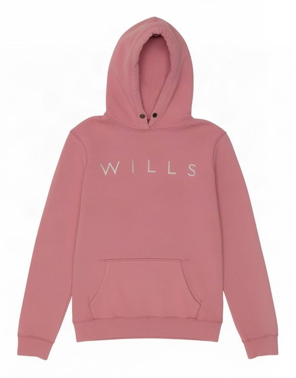 Damski sweter z kapturem i grafiką Jack Wills UK 8, mały, różowy, bawełniany