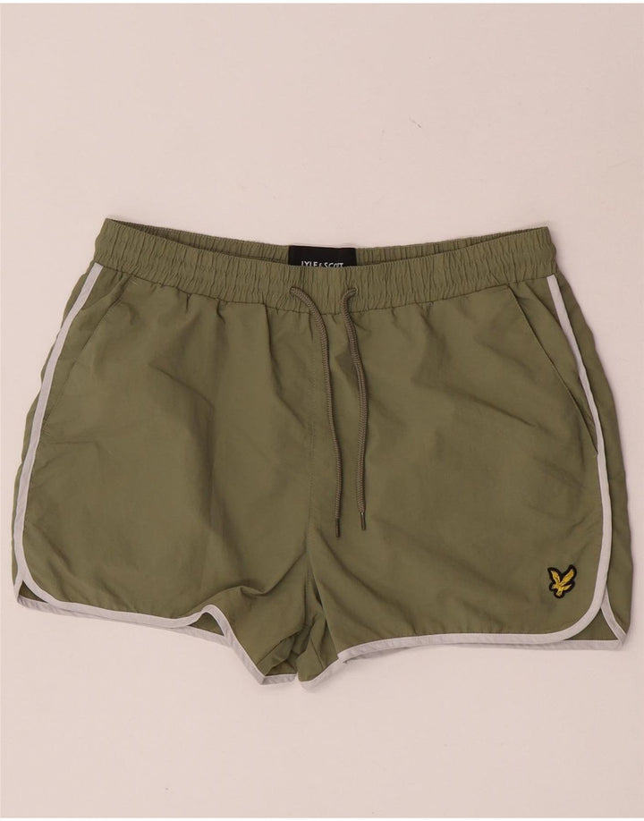 Męskie spodenki kąpielowe Lyle & Scott, duże, nylonowe khaki