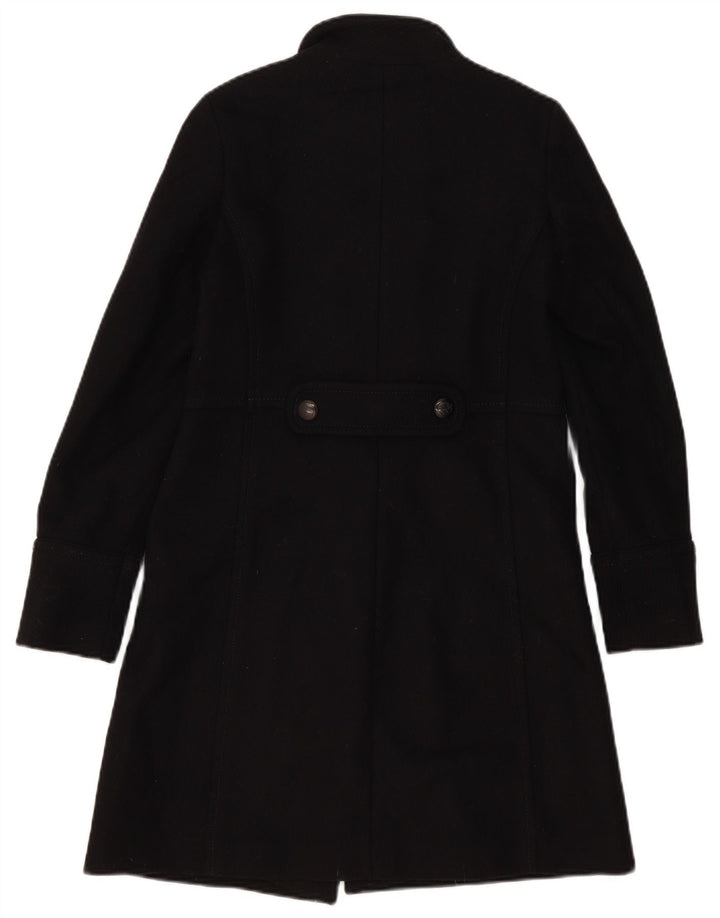 Damski płaszcz dwurzędowy Massimo Dutti EU 36 XS, czarna wełna