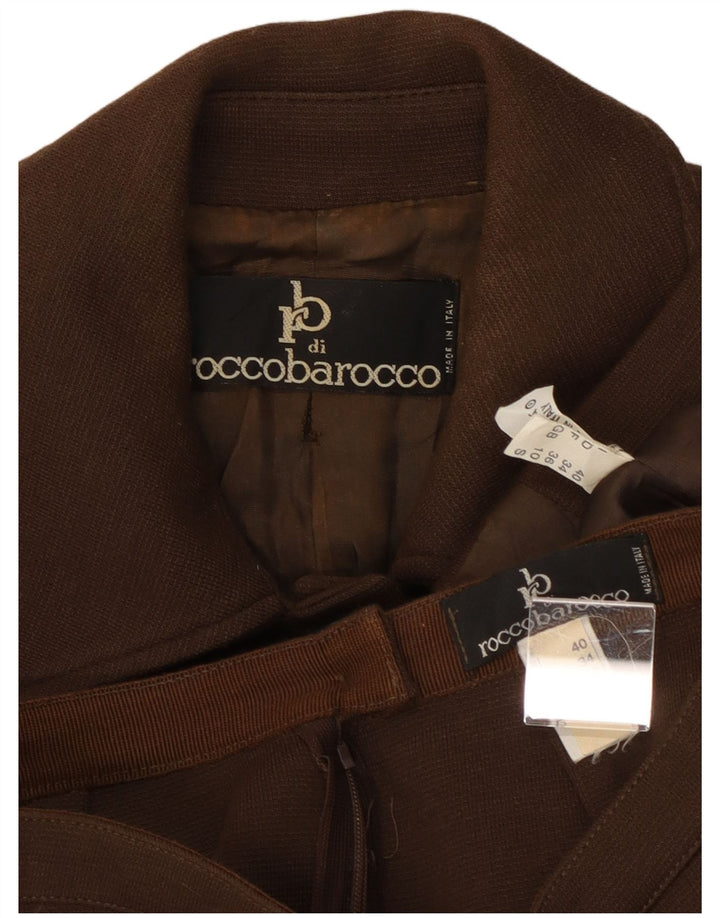 Roccobarocco damski zestaw spódnic zapinanych na 5 guzików, UK 10 Small W23 Brown Army