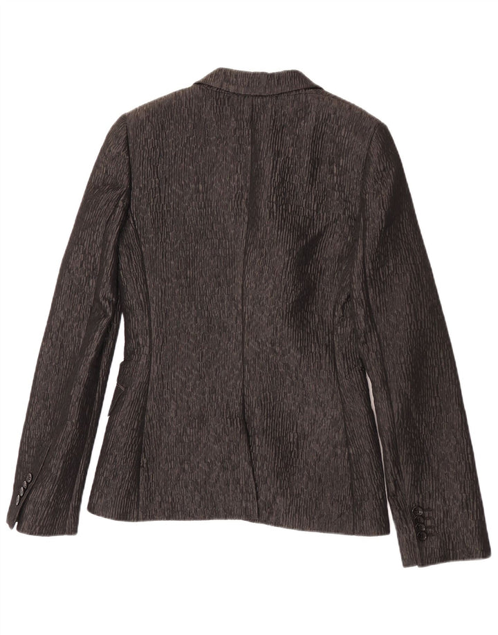 Damska marynarka zapinana na 2 guziki Dolce & Gabbana IT 42 Średni czarny poliester