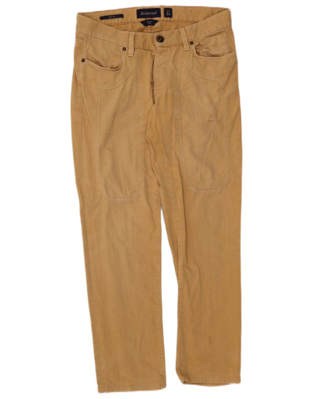 Jeansy damskie Jeckerson W31 L29 Beżowe