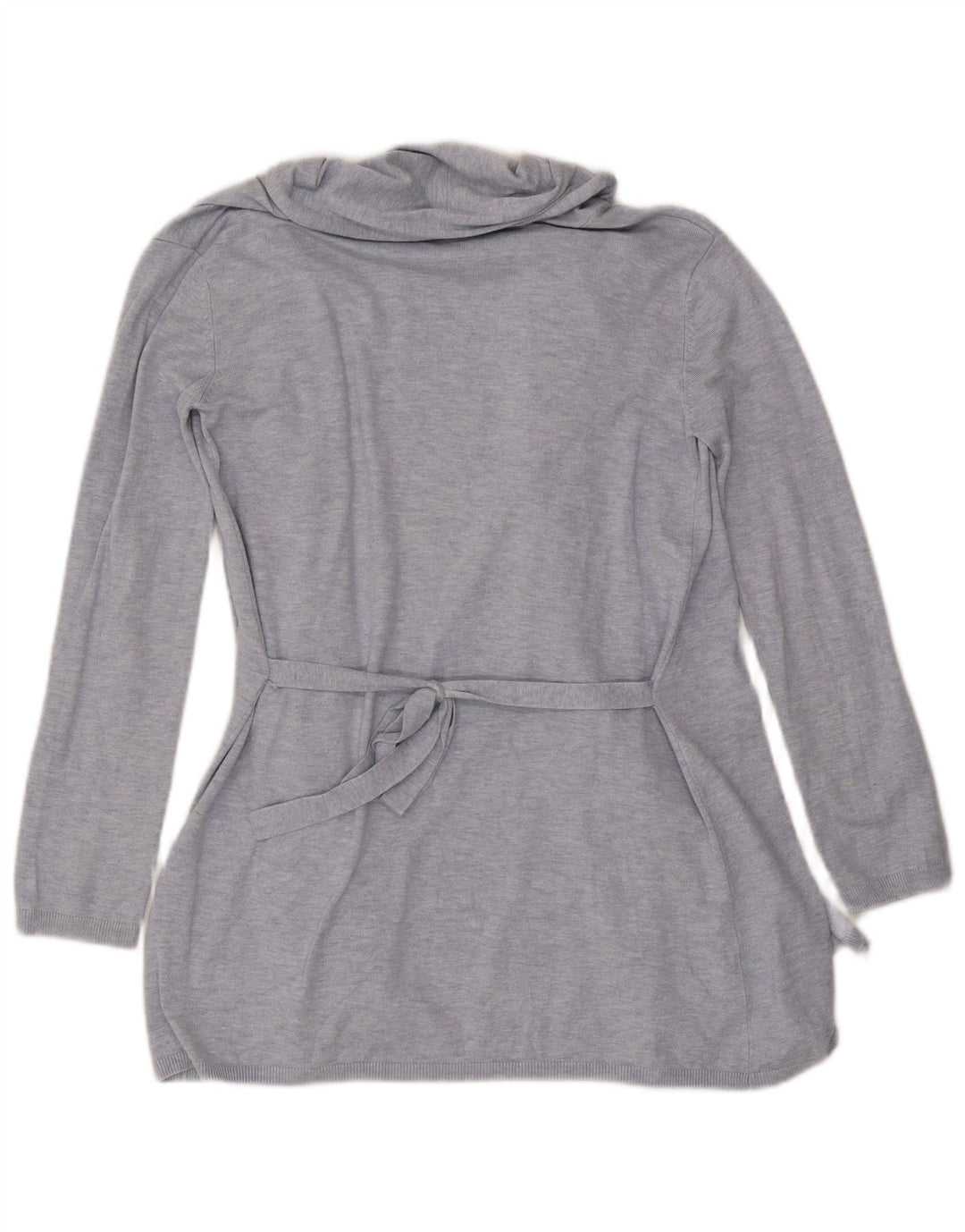 Damski sweter o przedłużonym fasonie Zara UK 10 Small Blue