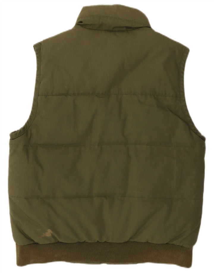 Męska wyściełana kamizelka Levi's UK 40, duża, w kolorze khaki