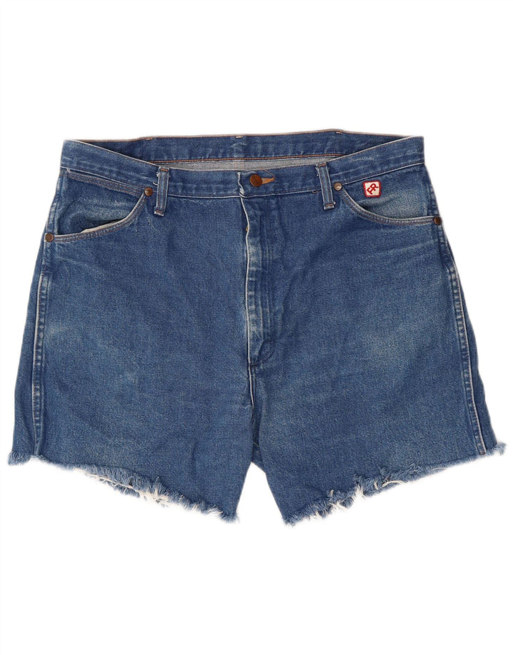 Męskie spodenki jeansowe Wrangler W38 XL, niebieskie, bawełniane