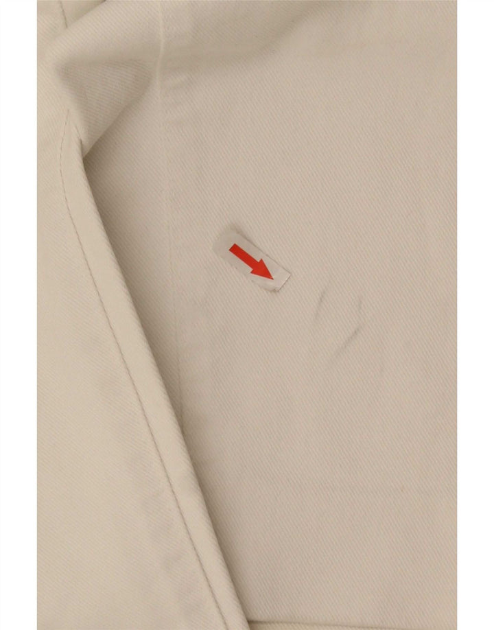 Vintage damskie proste dżinsy W30 L29 białe
