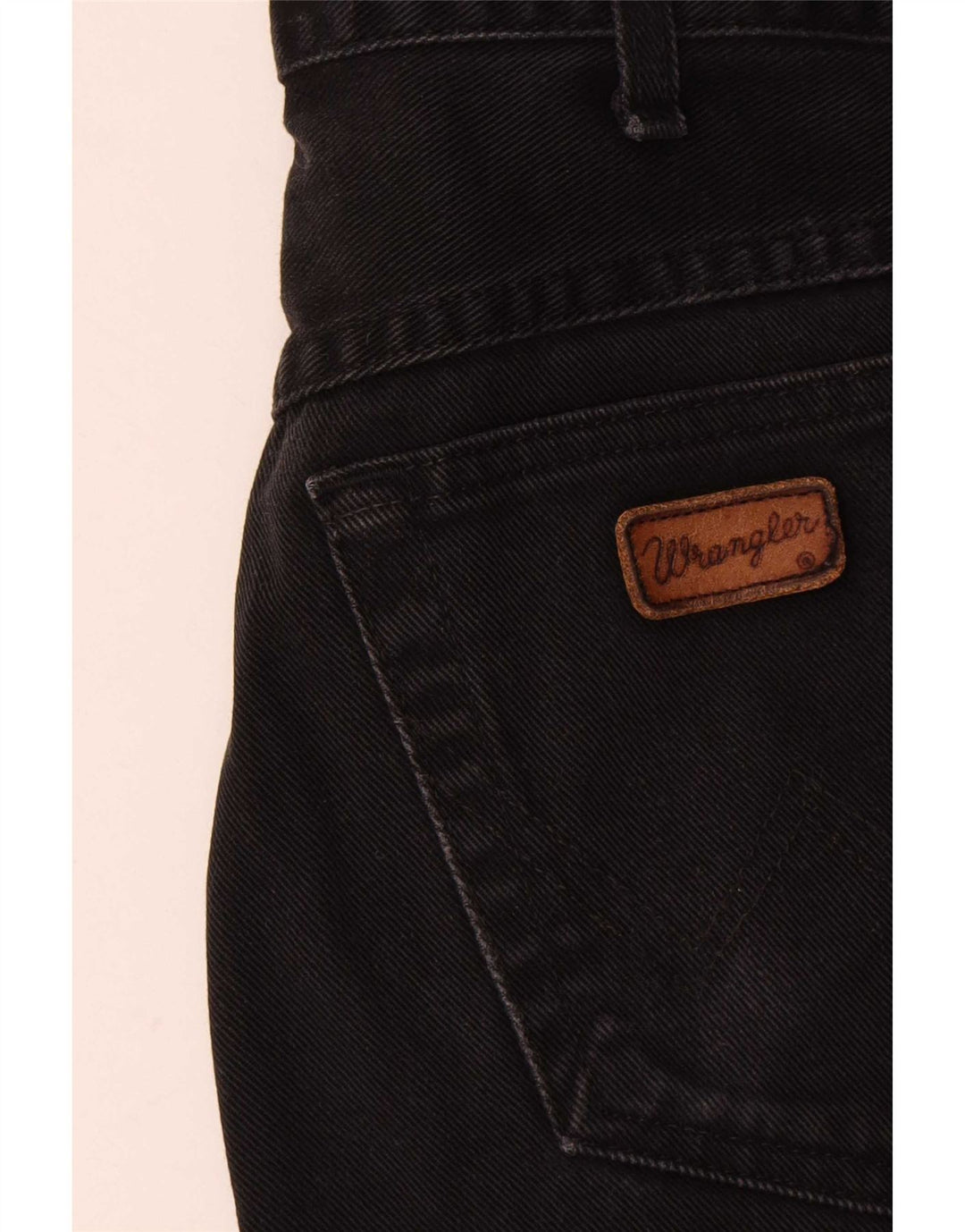 Męskie proste dżinsy Wrangler W34 L31 czarne