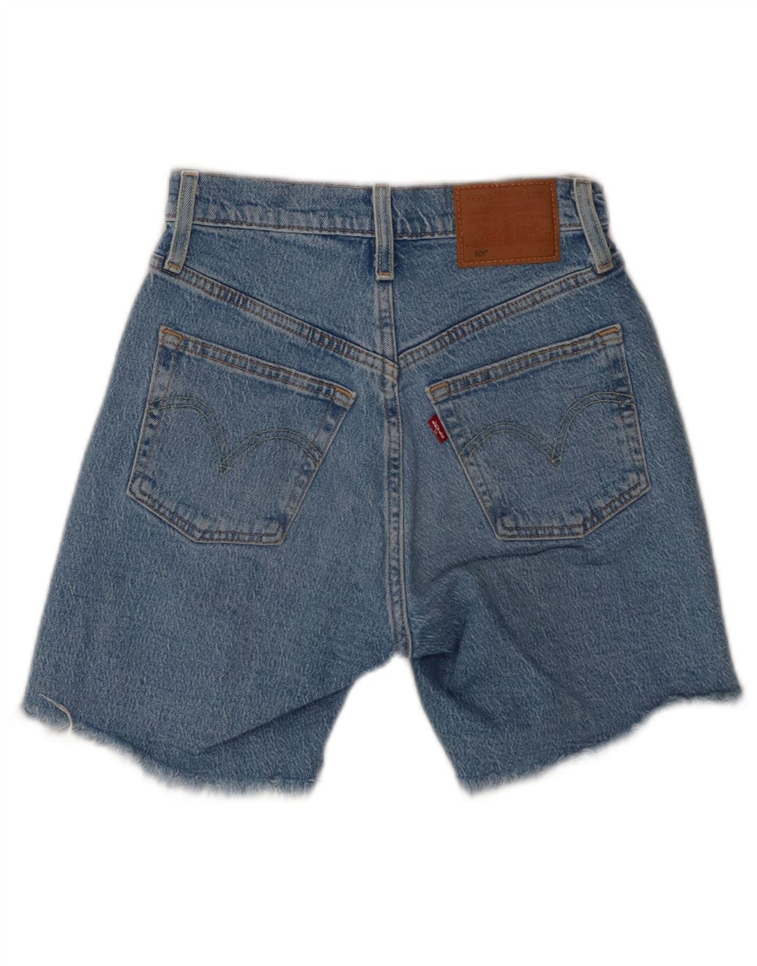 Damskie spodenki jeansowe Levi's 501 w trudnej sytuacji W23 2XS Niebieska bawełna